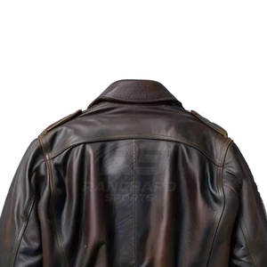 Chaqueta Bomber de Cuero PU Suave, Ropa Exterior Informal de Moda, Chaqueta Bomber de Cuero Auténtico, Moderna y Cómoda - Product Image 4