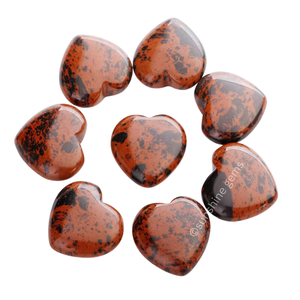 หินโมราคริสตัลเคลือบเงารูปหัวใจสำหรับตกแต่งบ้านหินธรรมชาติสำหรับเป็นของขวัญ - Product Image 1