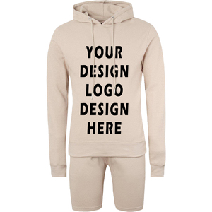 Warm Fleece Fitness Women 2 Piece Set Solid Long Sleeve Hoodies Biker <b>Shorts</b> Matching Set Workout Baggy Tracksuits - Product Image 5