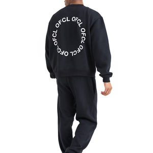 ชุดออกกำลังกายสำหรับวิ่งออกกำลังกายผ้าคอตตอนสำหรับ100% พิมพ์พัฟชุดออกกำลังกายเข้ารูปใส่โลโก้ได้ตามต้องการ - Product Image 6