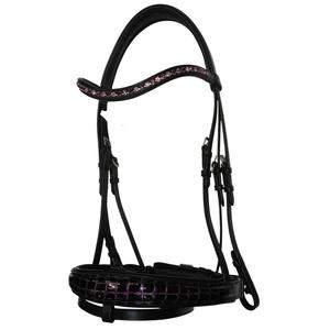 Brides de cheval élégantes et durables, magnifiquement fabriquées à la main, équipement d'équitation abordable en cuir de vache véritable - Product Image 1