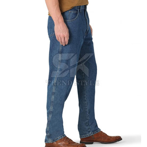 Pantalones Vaqueros de Estilo Urbano para Hombre, Cómodos, de Corte Holgado, Tela Resistente y Diseño Elegante, Perfectos para Uso Casual - Product Image 2