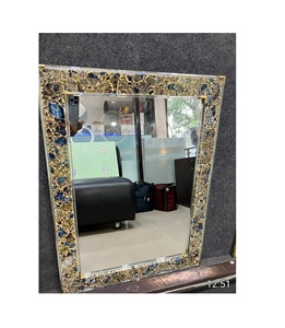 Miroir mural de forme et de taille personnalisées miroir mural suspendu de chambre à coucher au design classique de fournisseurs indiens - Product Image 5