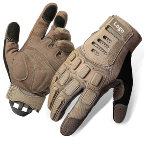 ถุงมือมอเตอร์ไซค์หนังแท้คุณภาพสูงขายดี น้ำหนักเบา กันน้ำ ระบายอากาศ รองรับหน้าจอสัมผัส กันลื่น - Product Image 1