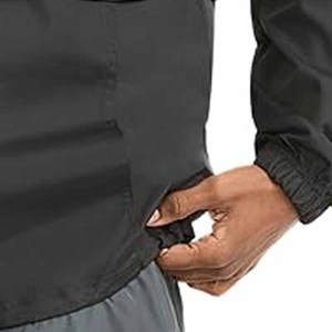 Veste de pluie imperméable Design personnalisé Poche avant Oversize Quarter Zipper Veste coupe-vent pour hommes téléchargés par Dress Sports - Product Image 3