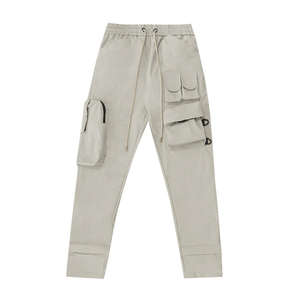 Pantalon cargo homme multi-poches, style coréen, mode urbaine, tendance streetwear, uni, sport - Product Image 5