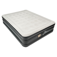 Lit Gonflable Design Moderne avec Pompe Électrique Intégrée en PVC, Meuble Maison Pliable pour Chambre et Salon, Taille Moyenne