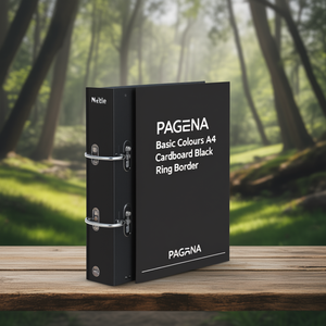 สมุดบันทึกปกแข็งสีดำขนาด A4 รุ่น PAGNA Basic Colours - Product Image 3