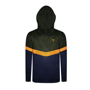 Sweat à capuche d'hiver VALVA SPORTS pour homme, manches longues, en molleton de coton, logo imprimé personnalisé, motif uni, teinture unie, 100% coton - Product Image 2