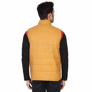 Chaleco Acolchado de Invierno para Hombre 2026, de Lona de Algodón Premium, con Cuello Alto y Decoración Bordada, para Uso Diario y al Aire Libre - Product Image 5