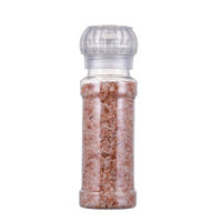 Molinillo de cerámica recargable de acero inoxidable y vidrio de 6oz de grosor ajustable para una molienda eficiente