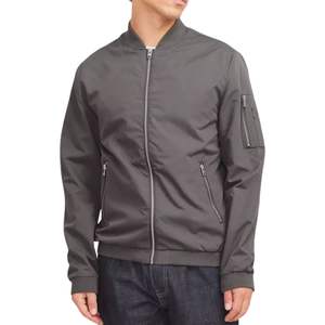 Chaqueta Bomber de Gamuza Texturizada Verde Oliva para Hombre, Estilo Universitario de Béisbol de Primera Calidad, Logotipo Personalizado, Chaqueta de Vuelo Informal y Moderna - Product Image 5