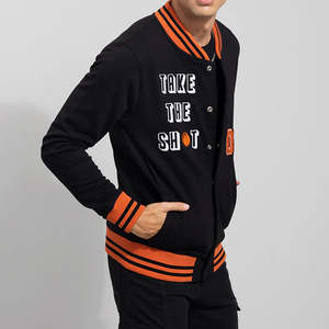 Vestes universitaires personnalisées pour hommes, chaudes pour l'hiver, style baseball, manches en cuir, logo brodé, veste de lycée pour homme - Product Image 5