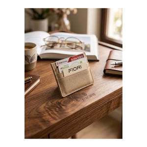 <b>Card</b> <b>Holder</b> <b>Wallet</b> - Beige - Product Image 1
