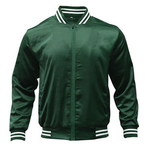 2024 chaqueta Bomber de satén de béisbol personalizada para hombre, lona de alta calidad de talla grande, patrón de letras de invierno - Product Image 2