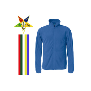 Logo personnalisé High Street Style Broderie Col Montant Denim Avant Arrière OES Veste avec Zip Intégral Veristy pour Hommes - Product Image 6