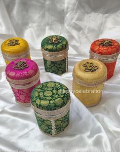 Indian Wedding Favor Decorative Steel <b>Box</b> Dry Fruits Mehendi <b>Gift</b> <b>Box</b> Ganpati <b>Gift</b> <b>Box</b> <b>for</b> New Year Diwali <b>Christmas</b> Halloween - Product Image 3