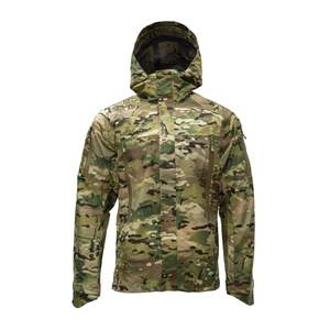 Veste tactique d'extérieur pour hommes coupe-vent imperméable Softshell Camouflage Jackets Drawstring Hood Zip Pockets Tactical Jacket - Product Image 3