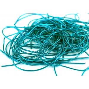 Rosa fucsia redondo liso cobre bordado a mano francés fino alambre metálico Goldwork Lingote indio Gimp Dabka Purl - Product Image 3