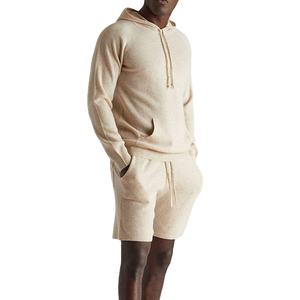 Conjunto de Ropa de Verano para Hombre, 2 Piezas, Camiseta y Pantalones Cortos de Algodón con Corte y Costura, Efecto Desteñido por el Sol, para Hombre 2026 - Product Image 3