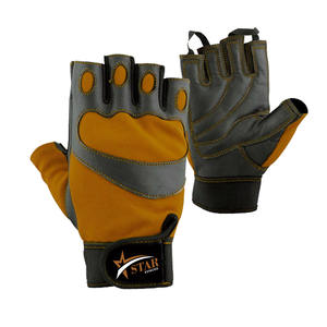 Venta caliente Guantes de gimnasio Levantamiento de pesas Guantes de gimnasio de cuero Fitness Levantamiento de pesas Guantes de gimnasio Entrenamiento - Product Image 1