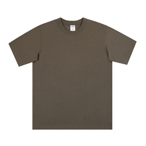 Custom Polyester/Cotton Men <b>T</b>-<b>Shirt</b> 220 Grams Silk Screen Printed Jersey Crew Neck Short Sleeve Solid Casual Wear - Product Image 5