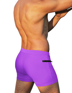 Short de bain à séchage rapide pour hommes, respirant et réversible, avec motif solide, pantalon de sport nouveau style personnalisable OEM - Product Image 3