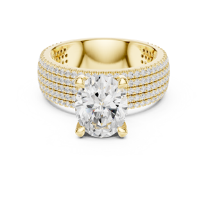 Bijoux Silkaire Bague de promesse en or véritable 18 carats avec cœur pour femme - Product Image 5