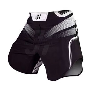 Shorts MMA de haute qualité, durables, en spandex/polyester, légers, à séchage rapide, respirants, vêtements d'arts martiaux personnalisables - Product Image 1
