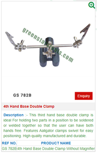 4th Hand Base Double Clamp GS782B -<b>Anvil</b> & Stakes-Hand Tools - Product Image 2