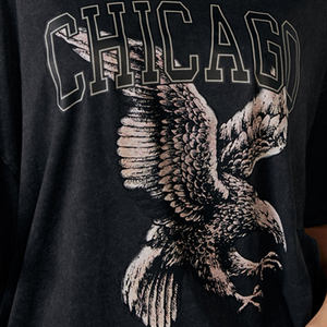 เสื้อยืดผ้าฝ้ายออร์แกนิค100% ขนาดใหญ่สำหรับผู้ชายใส่โลโก้ได้ตามต้องการลดไหล่และมีน้ำหนักคุณภาพสูง-สำหรับฤดูร้อน - Product Image 6