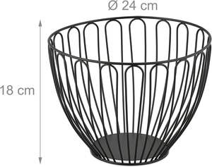 Le support de corbeille à fruits en métal ajoute de l'élégance et de la fonctionnalité à votre cuisine avec un design de stockage peu encombrant - Product Image 1