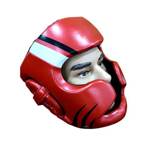 หมวกกันกระแทกสำหรับกีฬาแบบผสมผสาน ผลิตจากหนังเทียม/หนังแท้ คุณภาพระดับมืออาชีพ ขายดีที่สุด รับทำโลโก้ตามสั่ง สำหรับมวยและศิลปะการต่อสู้ ขายส่ง - Product Image 2