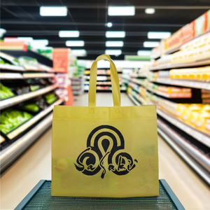 SAC DE MAGASINAGE EN SPUNBOND / SAC DE SUPERMARCHÉ Non-tissé Réutilisable Matériel épais résistant aux déchirures Respectueux de l'environnement Pliable Transport - Product Image 1