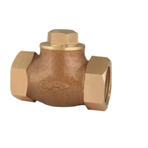 Vanne de retenue manuelle fiable en laiton de 1 pouce, filetage NPT, à ressort haute pression durable pour systèmes d'eau, prévention du débit élevé, PTFE - Product Image 5