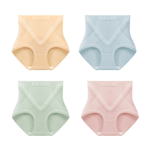 Mutandine da donna romantiche a vita alta in morbido cotone, taglio alto, effetto push-up, taglie XL XS, con fiocco e decorazioni intagliate, stile quotidiano - Product Image 2