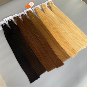 Dropshipping 100g/1 paquete de extensiones de cabello humano vietnamita de trama recta doble Material de cabello humano crudo de alta calidad - Product Image 4