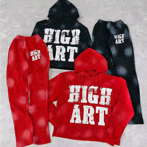Men's <b>Tracksuits</b> Sets Long Sleeve Breathable Wholesale 2 Piece <b>Tracksuits</b> Set Customized <b>Polyester</b> <b>Tracksuits</b> Set Men - Product Image 5