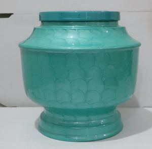 Urnas antiguas de cremación de aluminio Urnas funerarias de alta calidad con acabado brillante pintado Diseñado fabricado por adultos HHO - Product Image 1