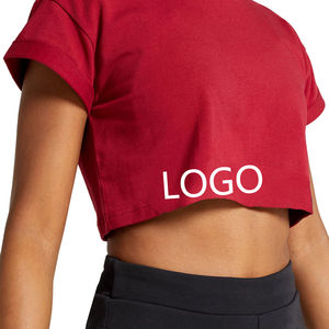 T-shirts courts pour femmes, d'été, à manches courtes, design de haute qualité, décontracté, écologique, col rond, séchage rapide, respirant, vente en gros - Product Image 6