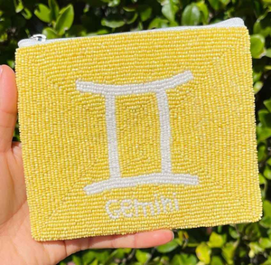 กระเป๋าใส่เหรียญหนังวัวแท้ประดับลูกปัดสัญลักษณ์จักรราศีกระเป๋าสตางค์ใส่เหรียญใช้ได้ทั้งชายและหญิงสุดหรู - Product Image 3