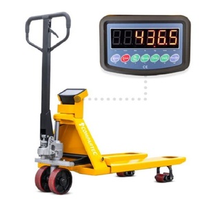 Transpaleta con Báscula - Capacidad de Carga de 2500 kg - Alto Momento de Carga - Garantía de 5+ Años - COMPARTEC - Product Image 1