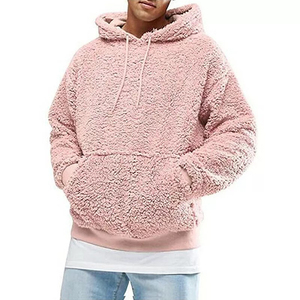 Basics Cotton Blended 2025 New WHOLESALE Style <b>Hoodie</b> Custom logo Men Thick Sherpa Fleece <b>Hoodie</b> Winter Autumn Plush <b>Fur</b> Casual - Product Image 1