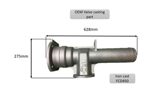 Pièces moulées OEM en fonte ductile (FCD) corps de vanne en mousse perdue produit de coulée personnalisation de qualité japonaise - Product Image 3