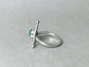 Nouvelle Collection 925 bague en argent Sterling calcédoine bleue naturelle pierre précieuse mignon Simple Design classique promesse en gros doigts - Product Image 4