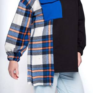 Tissu doux de haute qualité musulman modeste couverture complète vêtements islamiques à manches longues à capuche automne hiver Hotsale 100% coton - Product Image 6