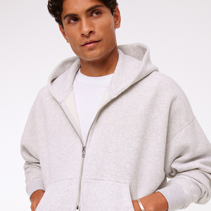 Sudaderas con capucha de lujo de lana de poliéster y algodón de alta calidad, sudaderas con capucha y logotipo personalizado para hombre - Product Image 2