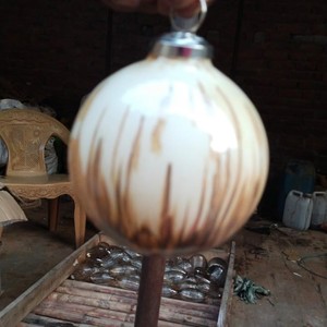 Boule suspendue en verre transparent moderne VIXM-14138 2019 meilleure qualité arbre de noël décoratif maison artisanat pour la boule de Festival de vacances - Product Image 3