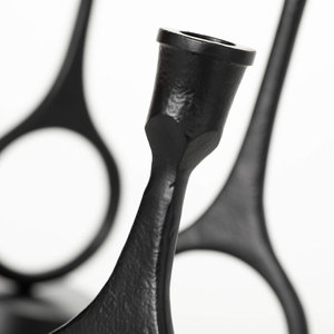 Ensemble de bougeoirs noirs modernes toutes saisons de qualité supérieure pour la maison de fabricant de confiance - Product Image 3