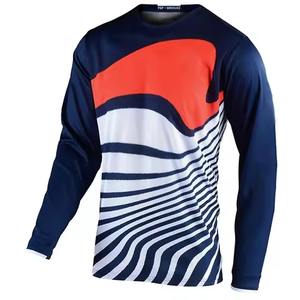 Venta al por mayor personalizado sublimación montar Jersey Dirt Bike Gear montaña bicicleta carreras Jersey equipo nombre Motocross camisetas - Product Image 1